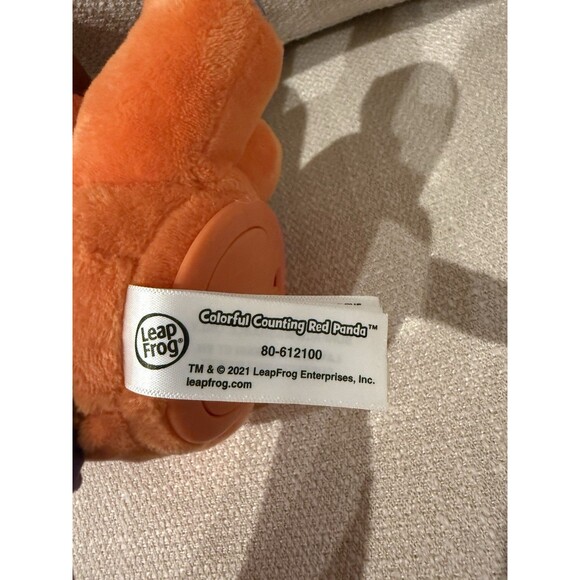 LeapFrog Colorful Counting Red Panda Singing Talking 8" Plush Stuffed - Picture 5 of 7